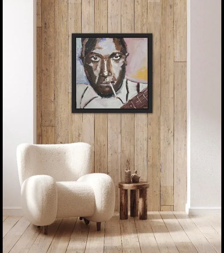 Modern Portraiture, Robert Johnson in Oil - 3