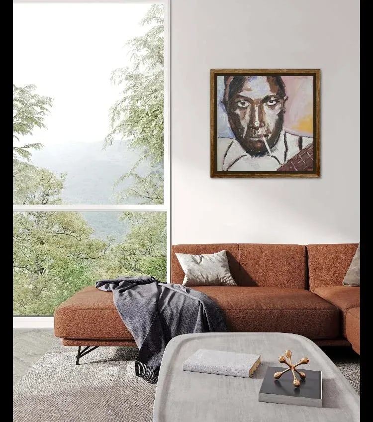 Modern Portraiture, Robert Johnson in Oil - 6