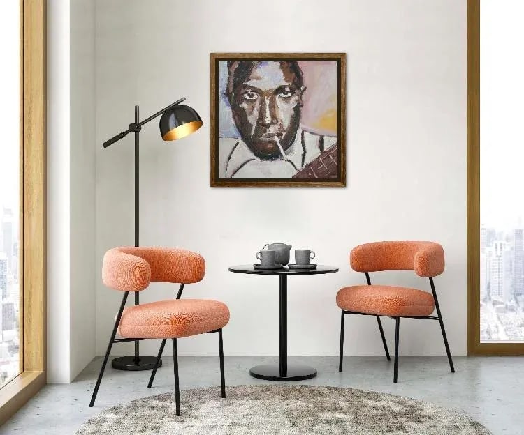 Modern Portraiture, Robert Johnson in Oil - 7