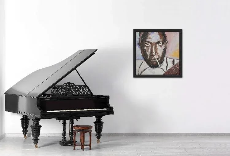 Modern Portraiture, Robert Johnson in Oil - 8