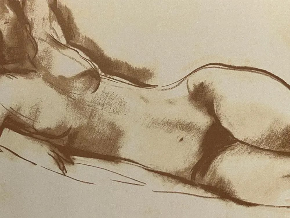 Marino Marini Lithograph Signed Ltd Edition "Riposo" With Custom Frame - 4