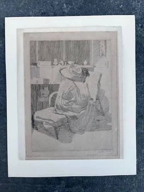 Sylvia Gosse (1881-1968) - Etching - St John's Wood 1910 - 3