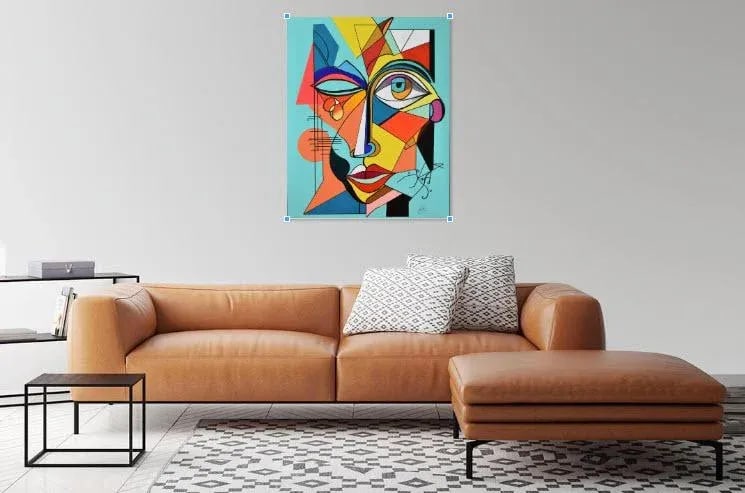 Energetic Chromatic Abstract Portrait Painting by Percy Rivera - 2