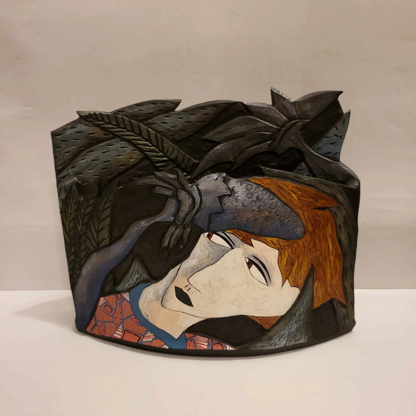 1991 Abstract Ceramic Vessel by David Stabley - 3