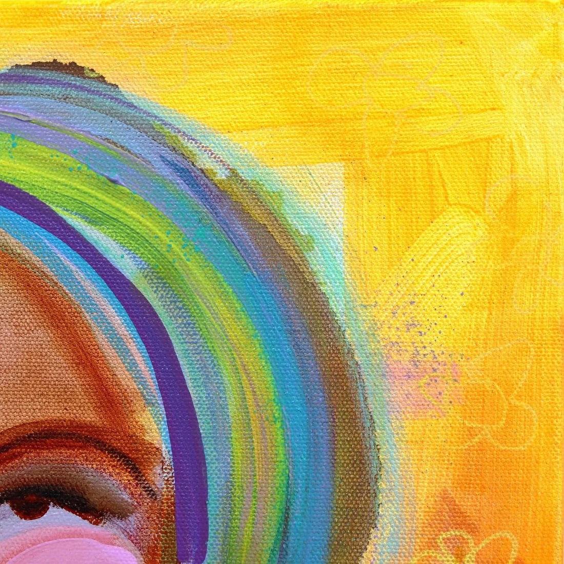 Indigo Bombshell Original Artwork by Lindsey McCord - 3