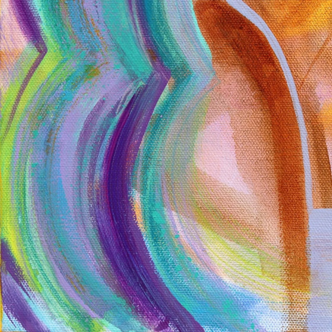 Indigo Bombshell Original Artwork by Lindsey McCord - 4