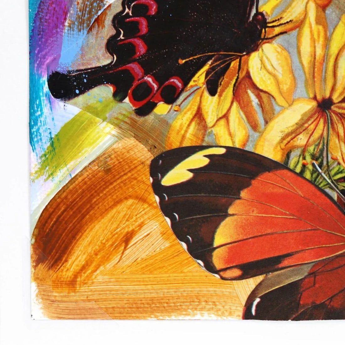 Butterfly Bombshell 2 - Colorful Abstract Figurative Portrait Original Artwork by Lindsey McCord - 4