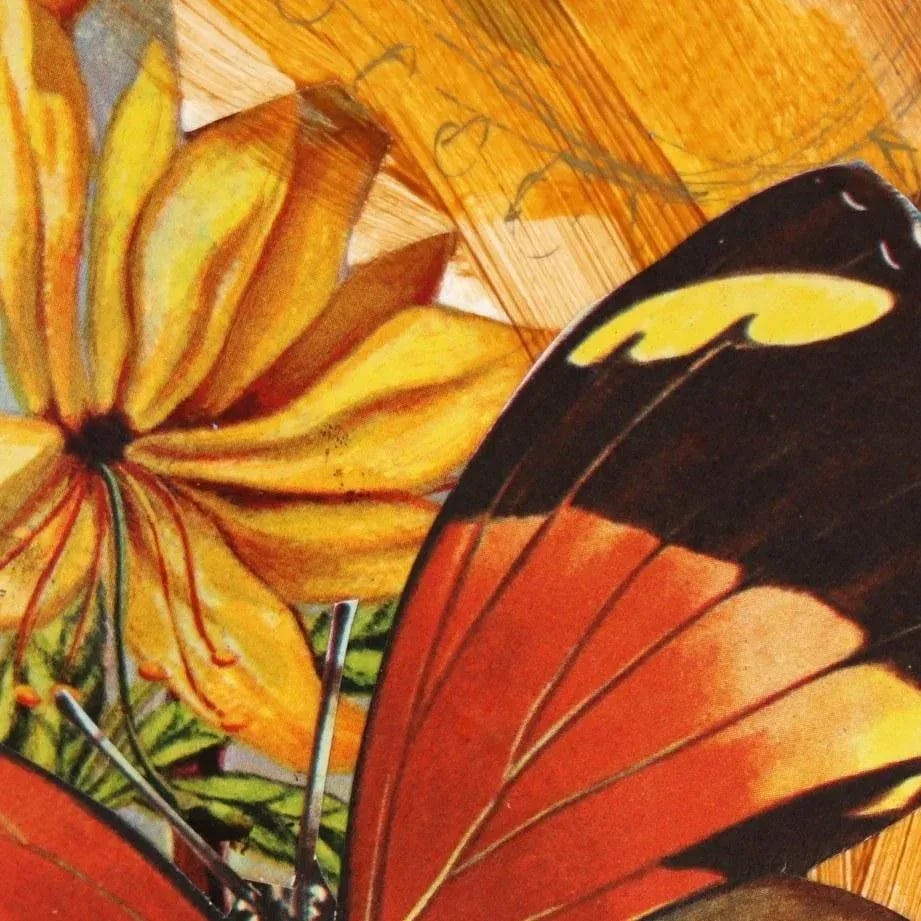 Butterfly Bombshell 2 - Colorful Abstract Figurative Portrait Original Artwork by Lindsey McCord - 6
