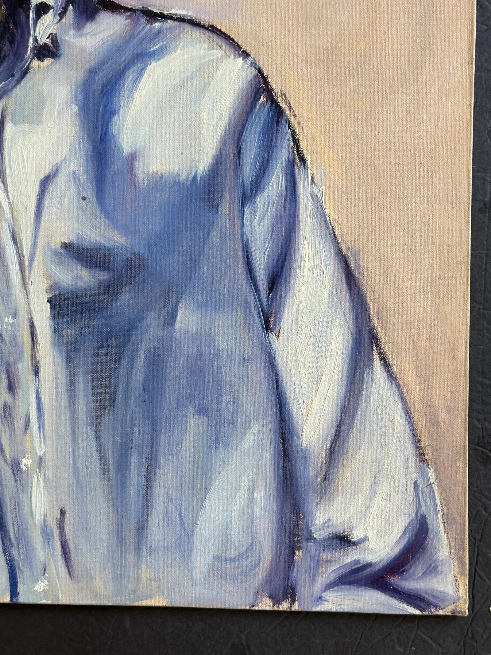Vintage Original Oil Painting Portrait of an African American Man - 7