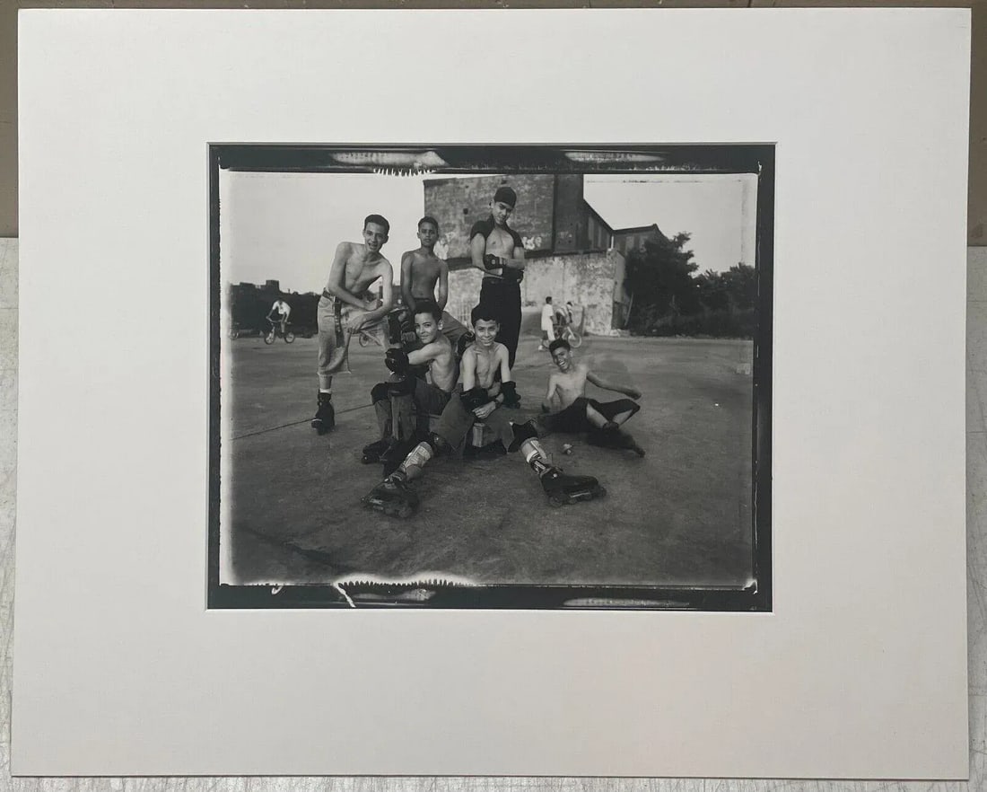 Vincent Cianni 'rollerbladers E River Pier Williamsburg Brooklyn' Nyc Photograph - 3