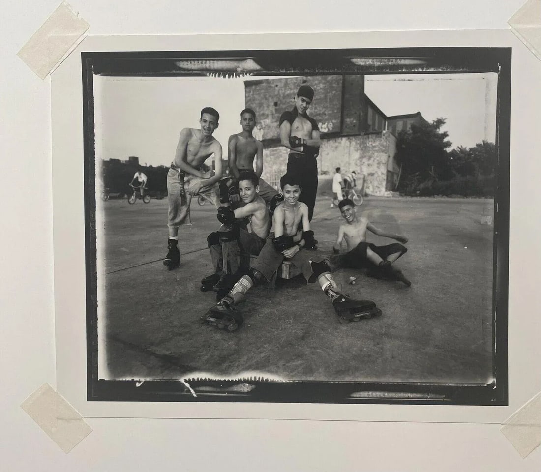 Vincent Cianni 'rollerbladers E River Pier Williamsburg Brooklyn' Nyc Photograph - 4
