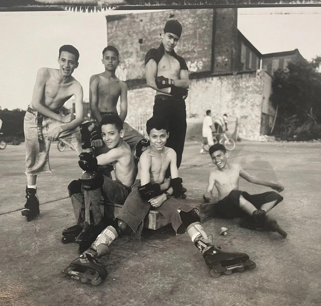 Vincent Cianni 'rollerbladers E River Pier Williamsburg Brooklyn' Nyc Photograph - 5