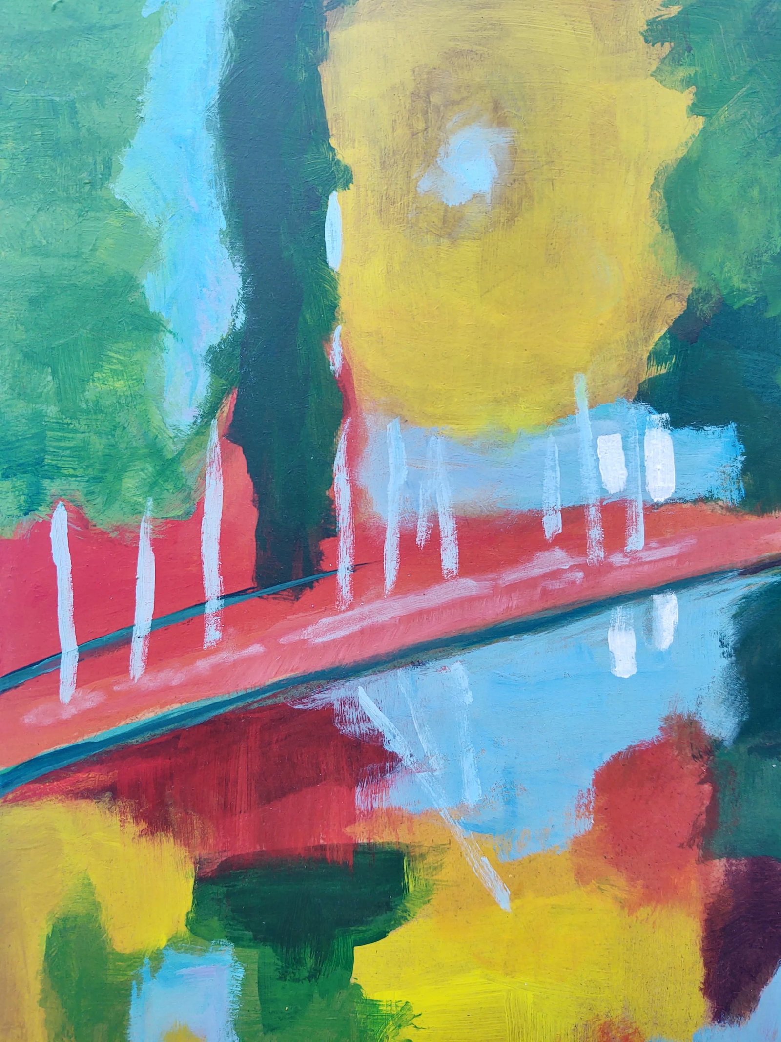 Talisman Tribute Original Impressionist Acrylic Painting by Linda McDonough - 5