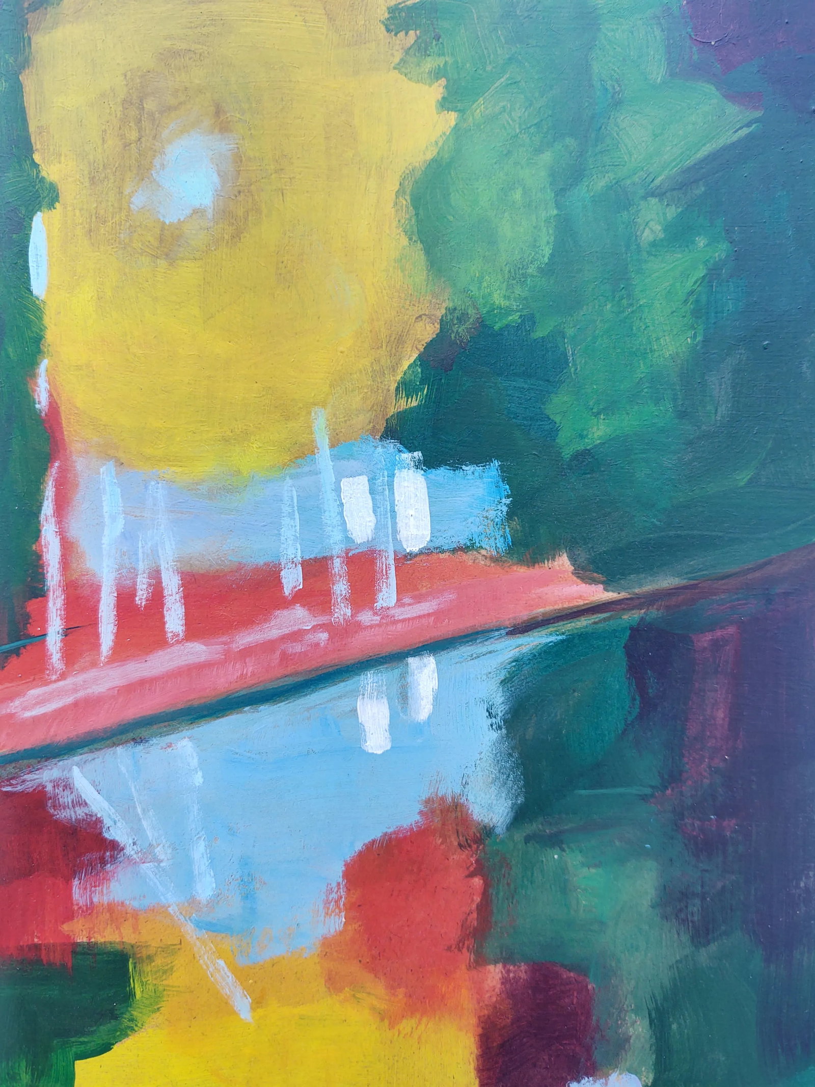 Talisman Tribute Original Impressionist Acrylic Painting by Linda McDonough - 6