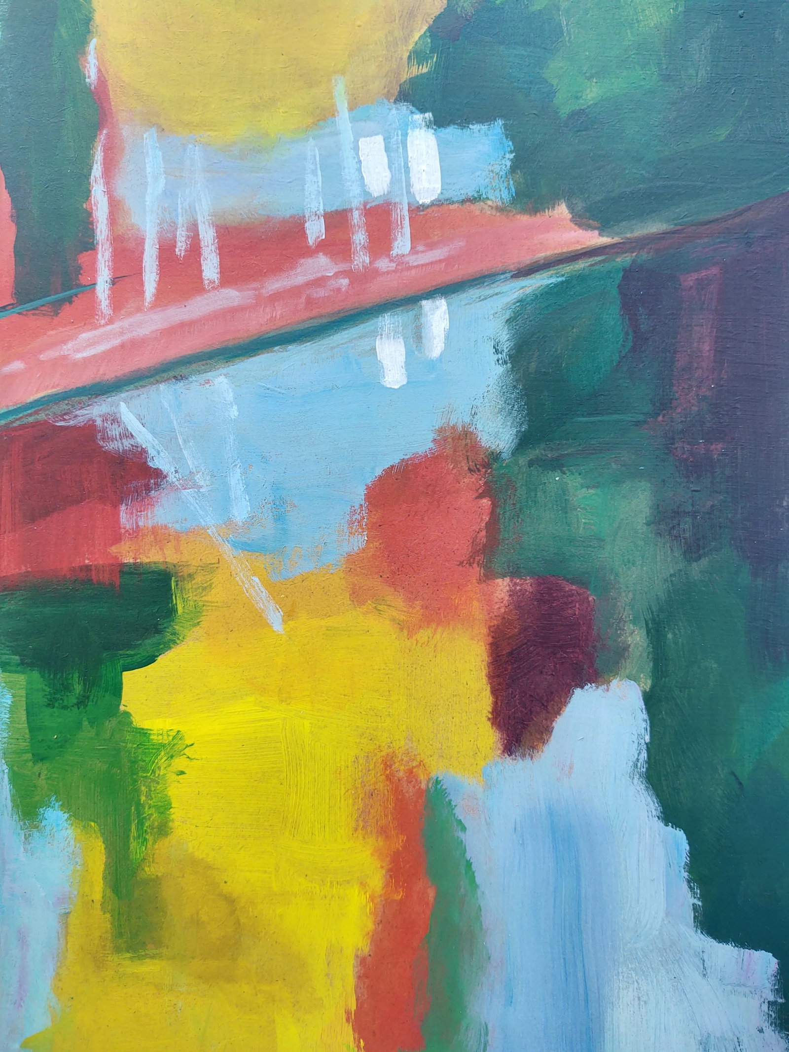Talisman Tribute Original Impressionist Acrylic Painting by Linda McDonough - 7
