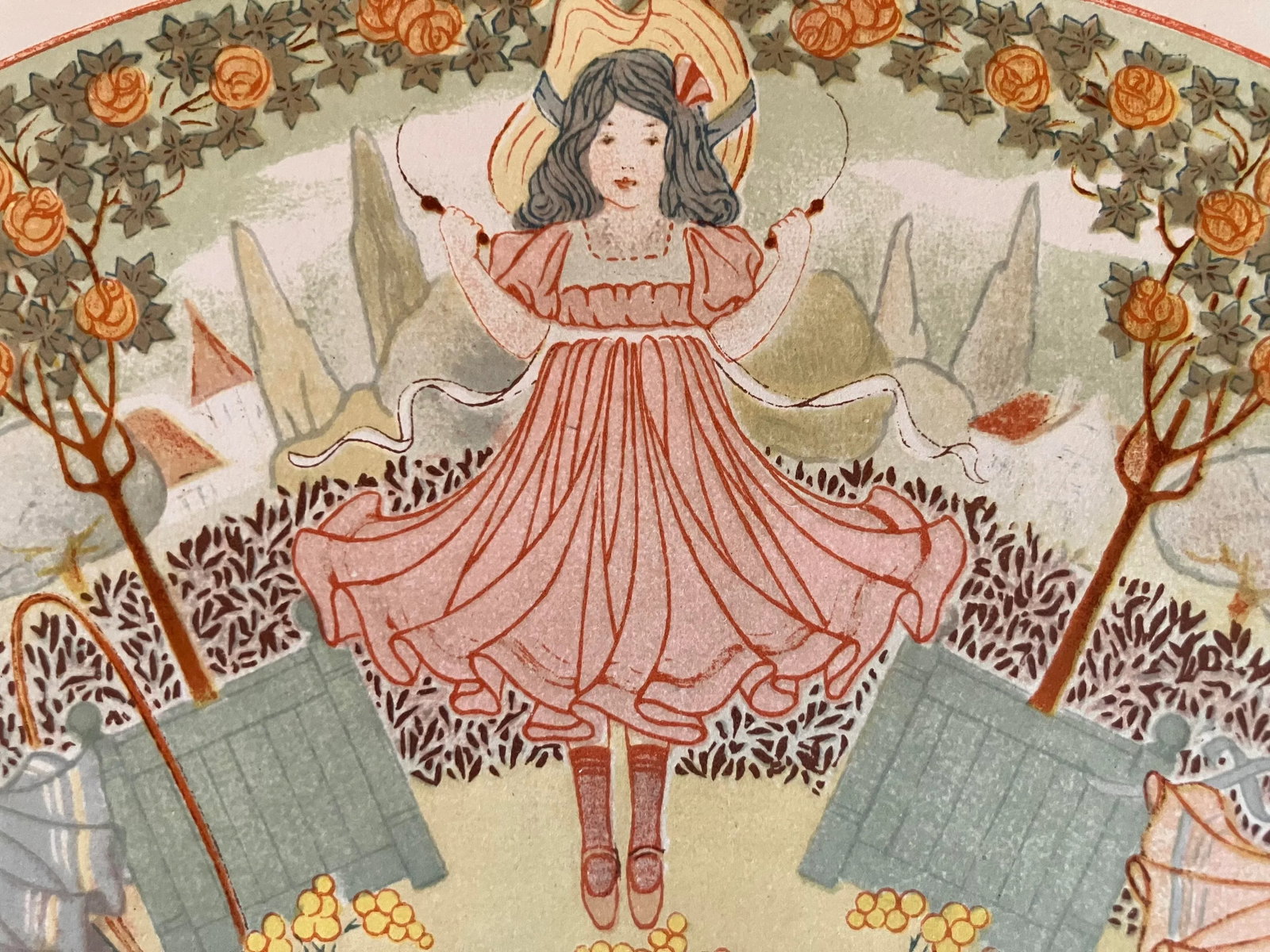 Eventail, French Art Nouveau Design by Maurice Duflo - 2