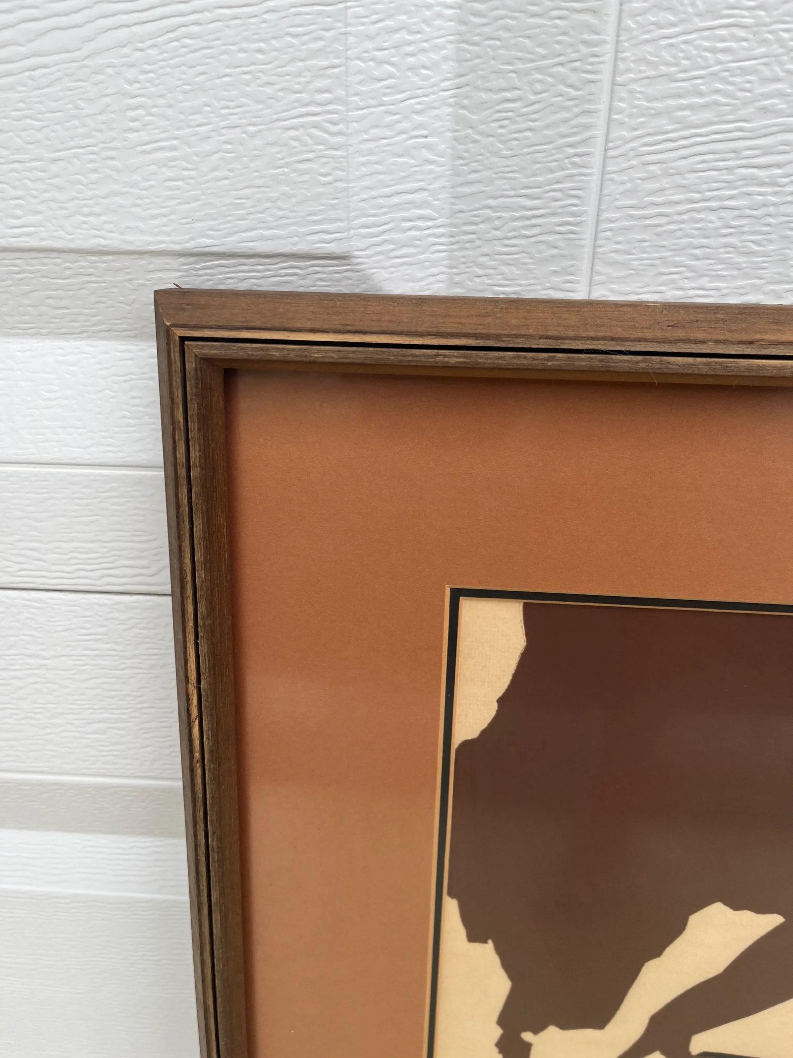 1970s Mid-Century Vintage Large Framed Portrait - 4