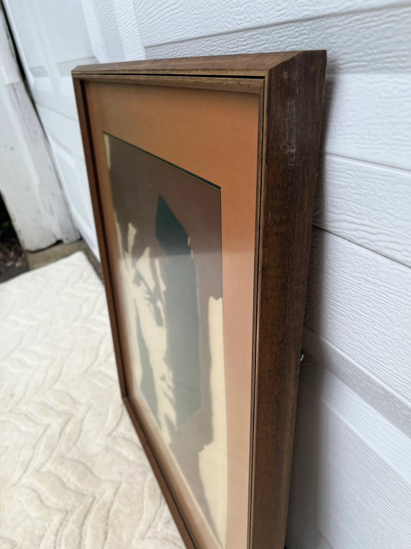 1970s Mid-Century Vintage Large Framed Portrait - 5