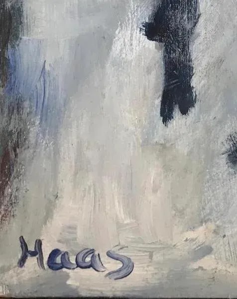 Winter Landscape (After Monet) Original Oil Painting by L Haas - 8