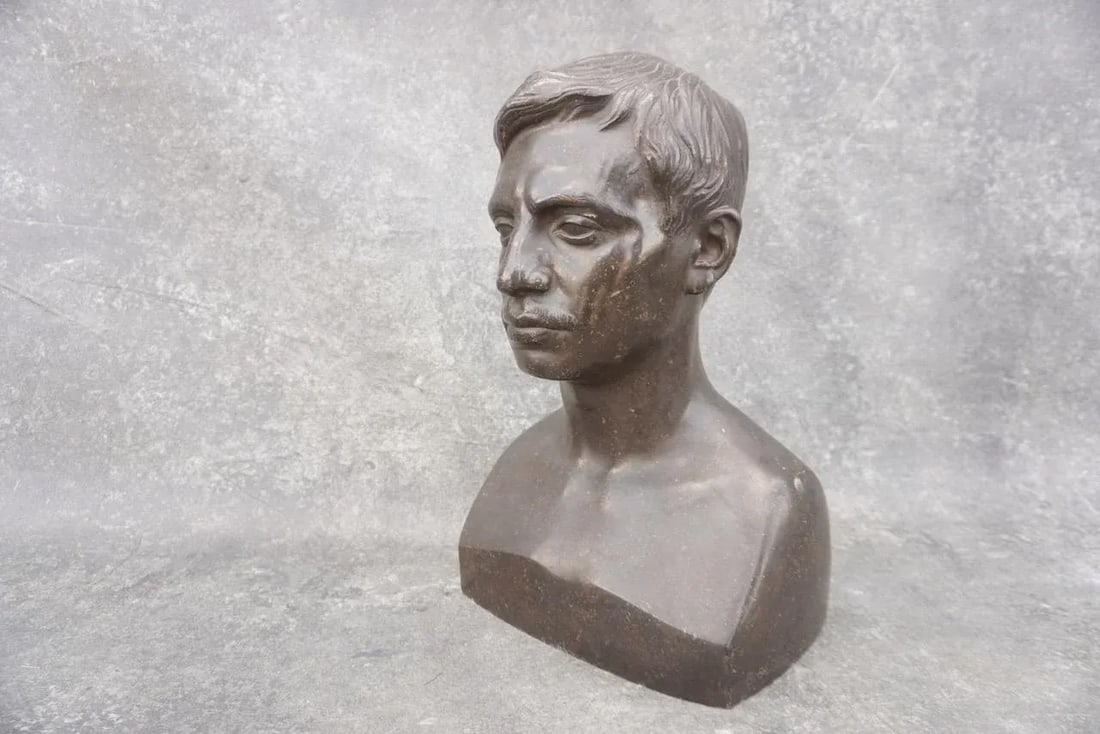 1930s Bernhard Bleeker Bust of a Man - 3