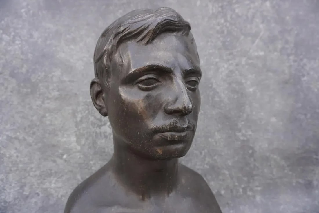 1930s Bernhard Bleeker Bust of a Man - 4