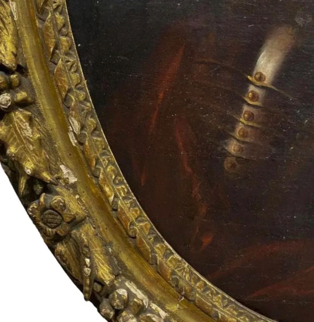 18th Century Painting of a Nobleman Neils Rosenkrantz, Framed - 4