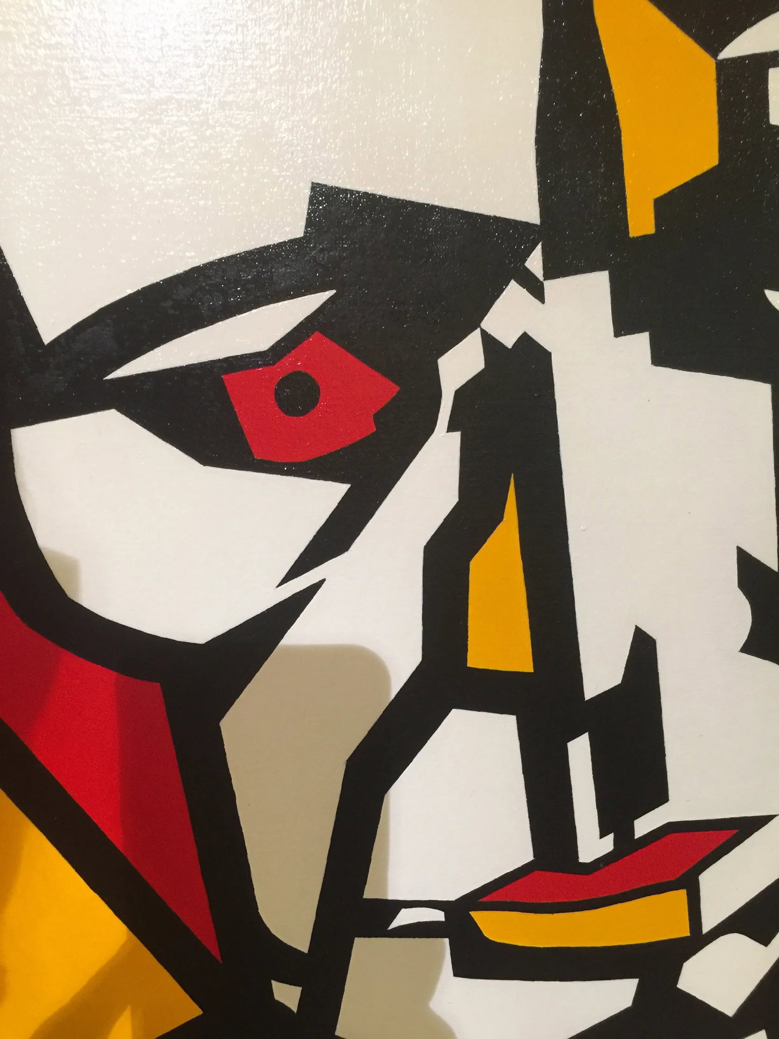 1990s Large Earl Hubbard Painting - 2