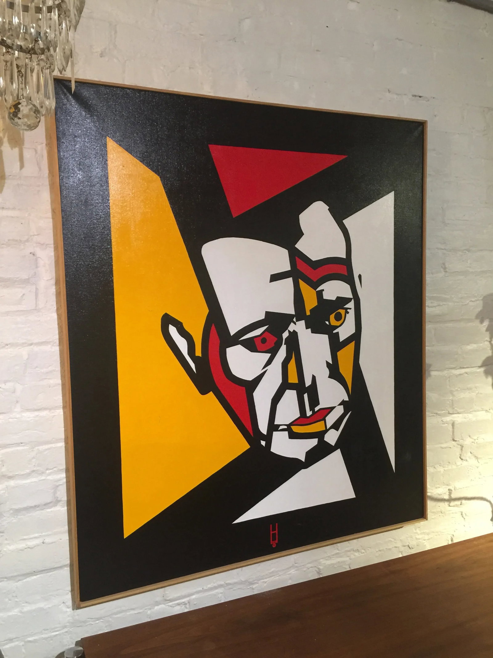 1990s Large Earl Hubbard Painting - 6