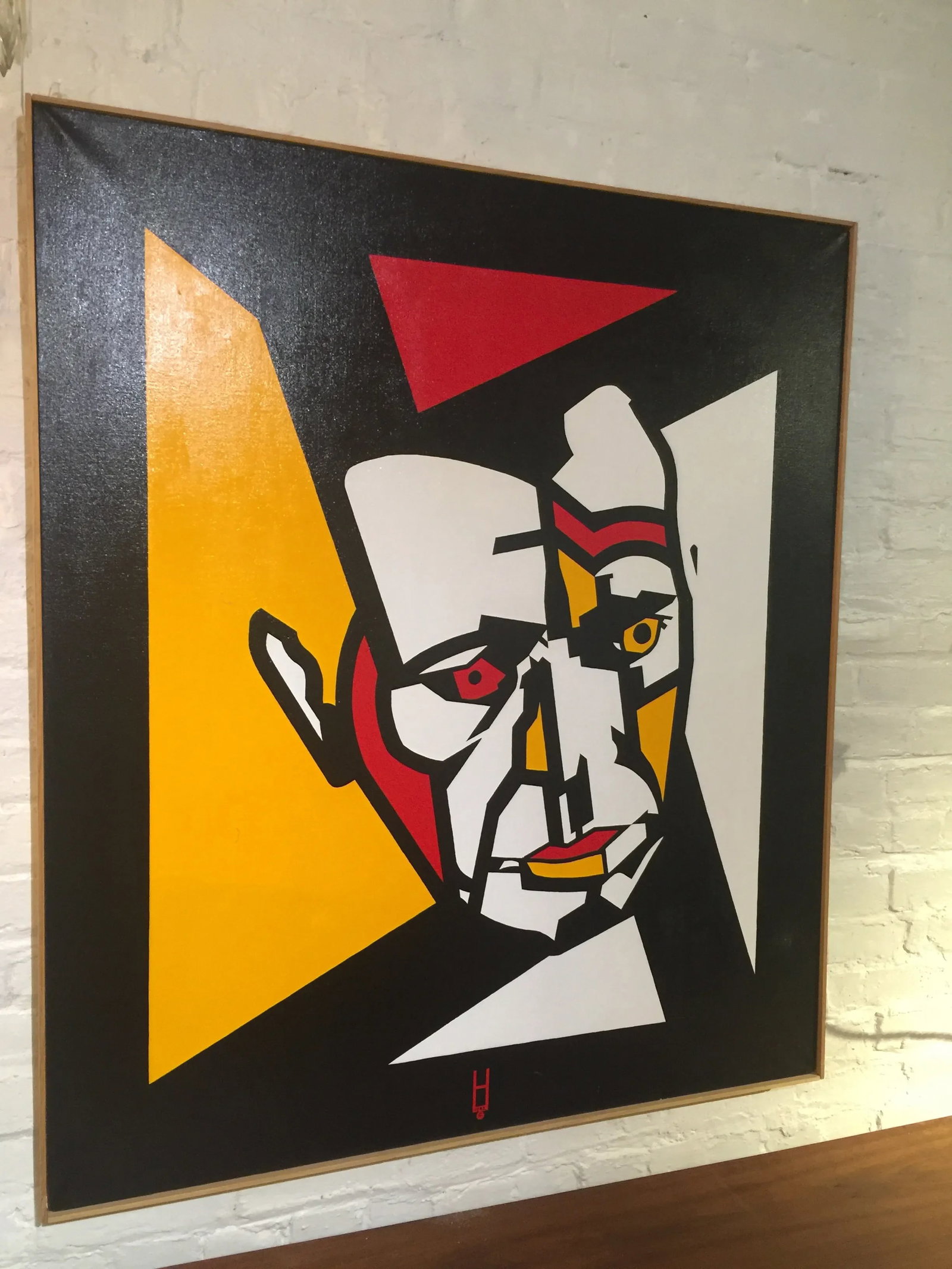 1990s Large Earl Hubbard Painting - 7