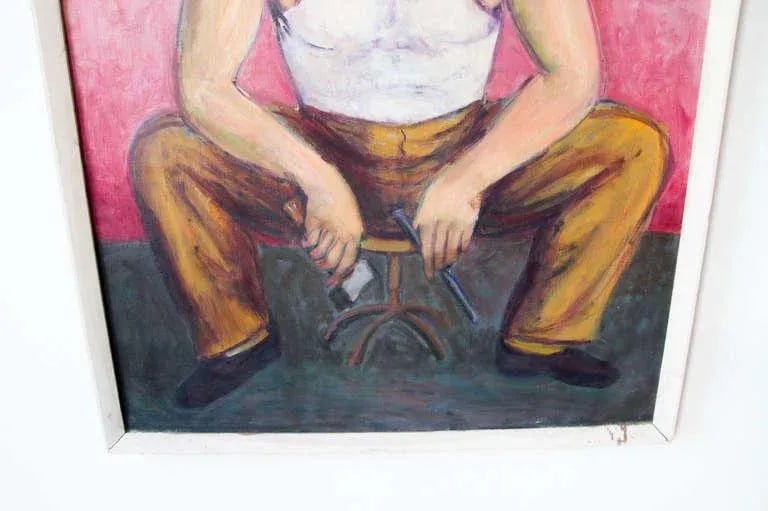 The Sculptor at Rest Painting by Maurice Glickman - 4