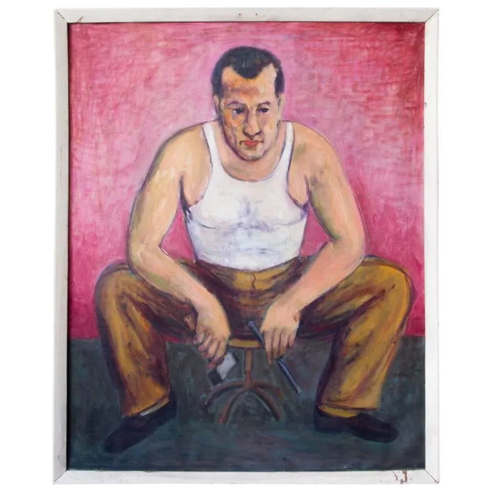 The Sculptor at Rest Painting by Maurice Glickman - 6
