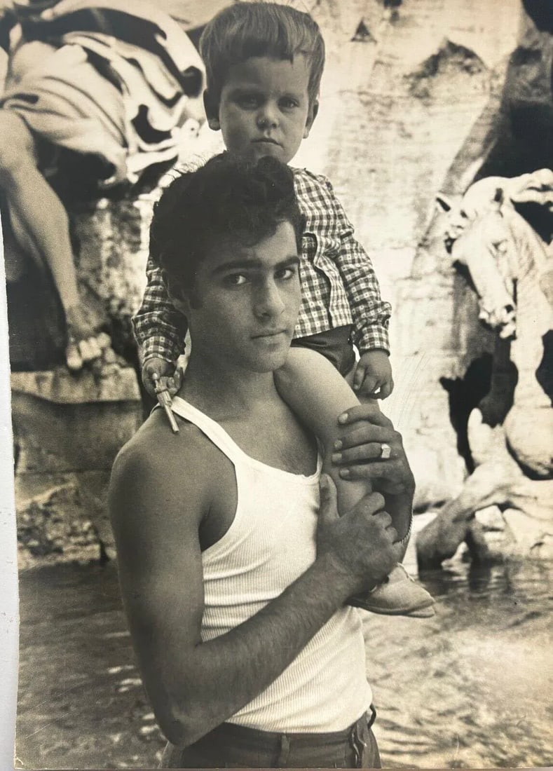 Original George Daniell 'nino & Bruno, Piazza Navonna Rome Italy" Photograph - 3