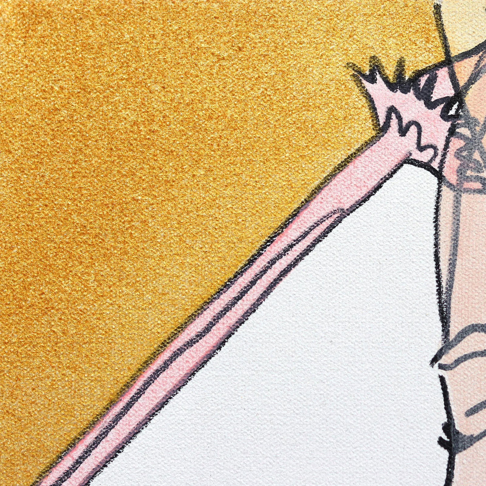 Untitled (Pinkie) - Figurative Portrait Woman Original Artwork by Hilary Bond - 2