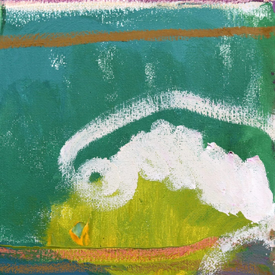 Greta - Colorful Abstract Expressionism Figurative Original Artwork by Erin Hammond - 4