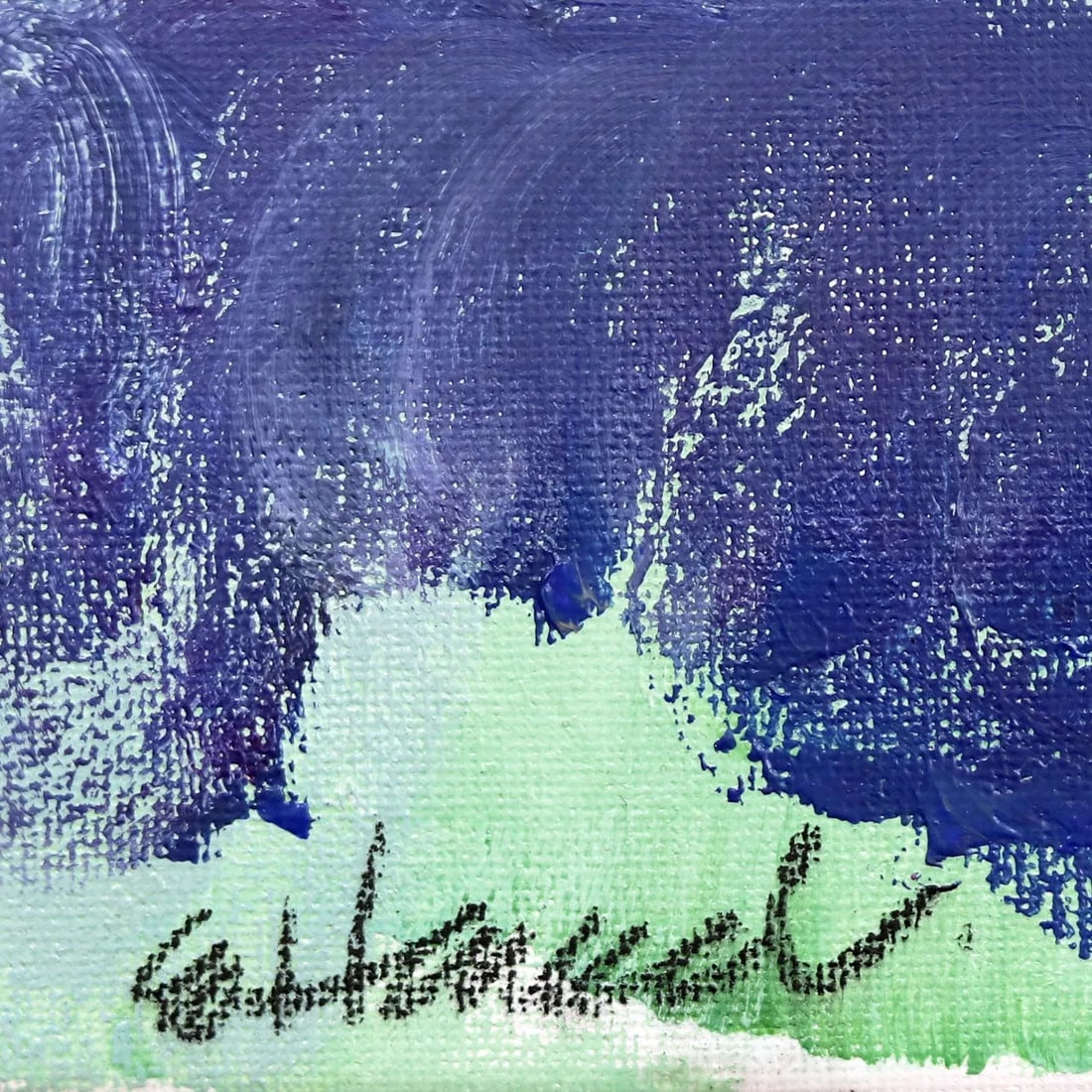 Greta - Colorful Abstract Expressionism Figurative Original Artwork by Erin Hammond - 6