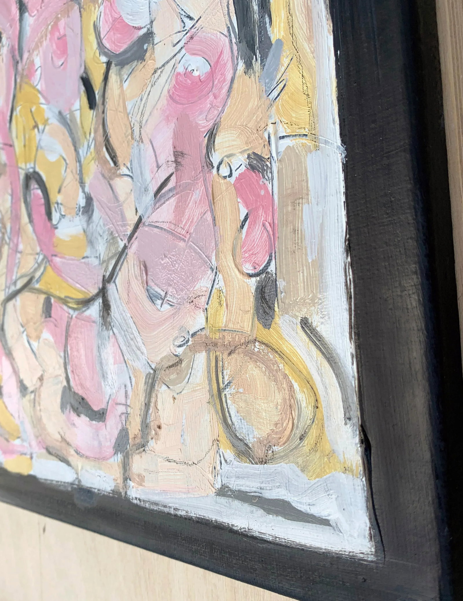 Figurative Landscape I - Oil on Board 12x12", Figurative - 3