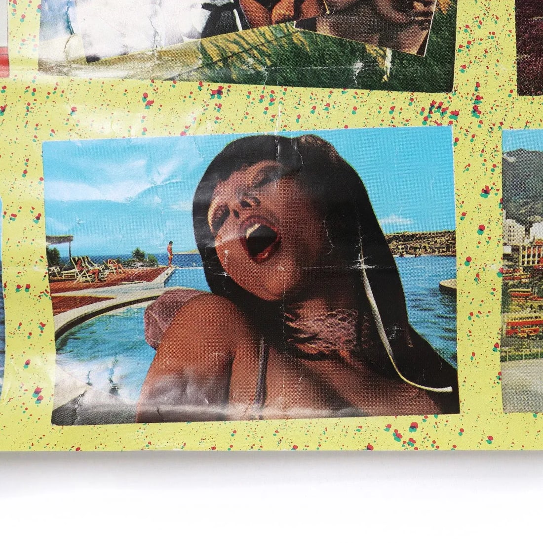 Vintage Fiorucci Travel Postcard Collage Poster 1979 - 2