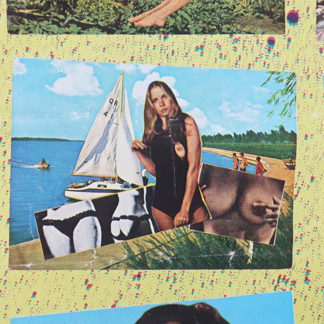 Vintage Fiorucci Travel Postcard Collage Poster 1979 - 4