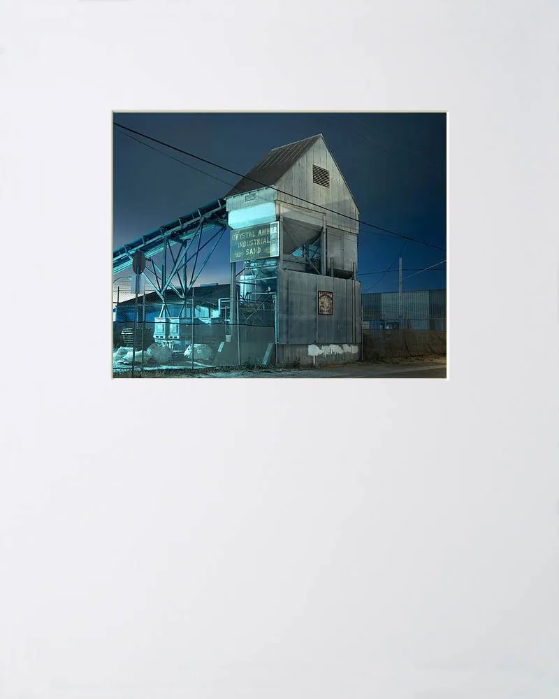 Contemporary Night Photograph "Sand Elevator" by John Vias - 2