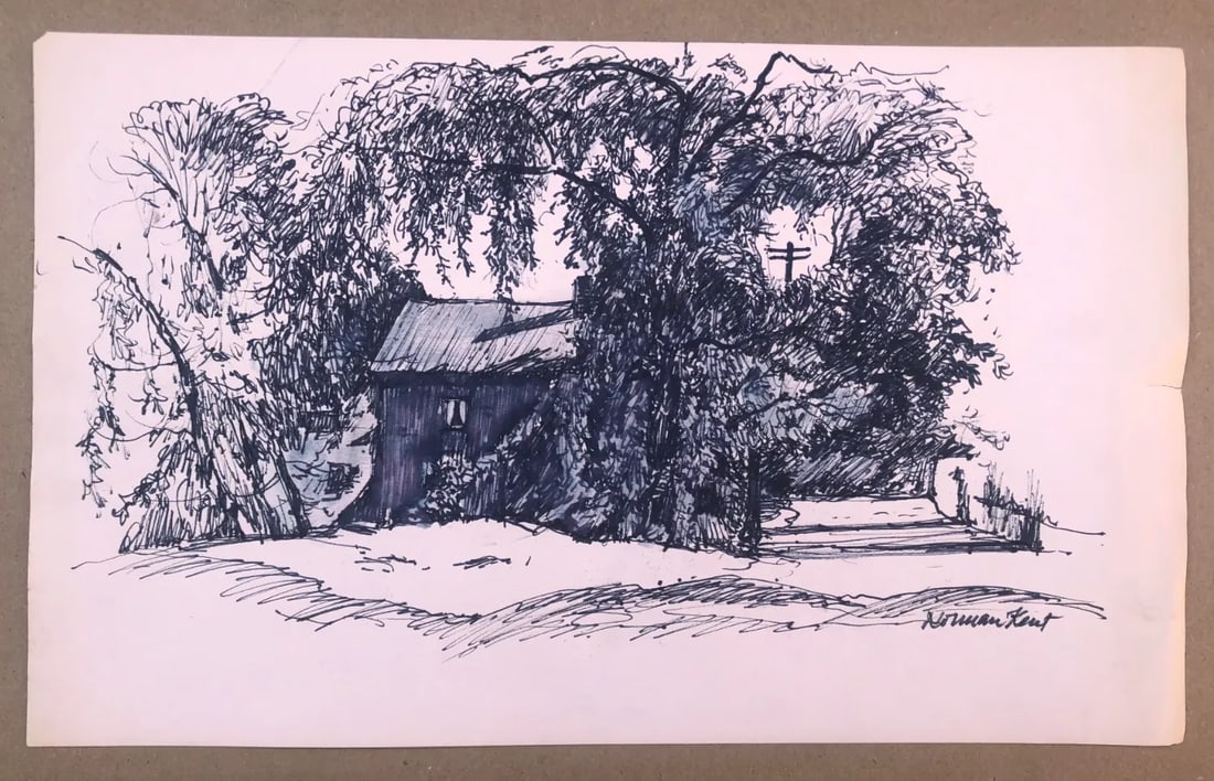 1950s Norman Kent New England Landscape - 3