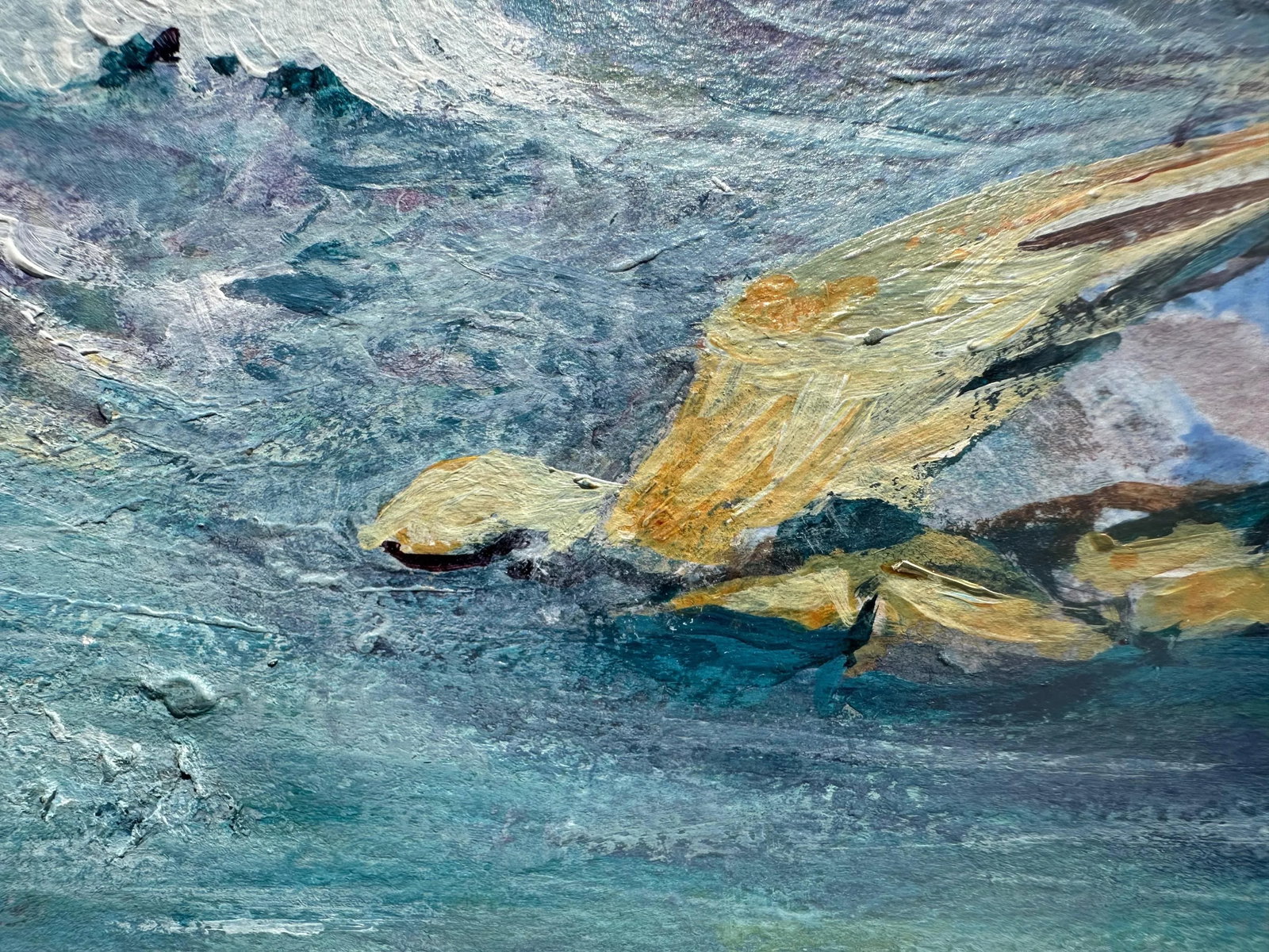 1960s Sunset Waves Painting by J. Patrick - 7