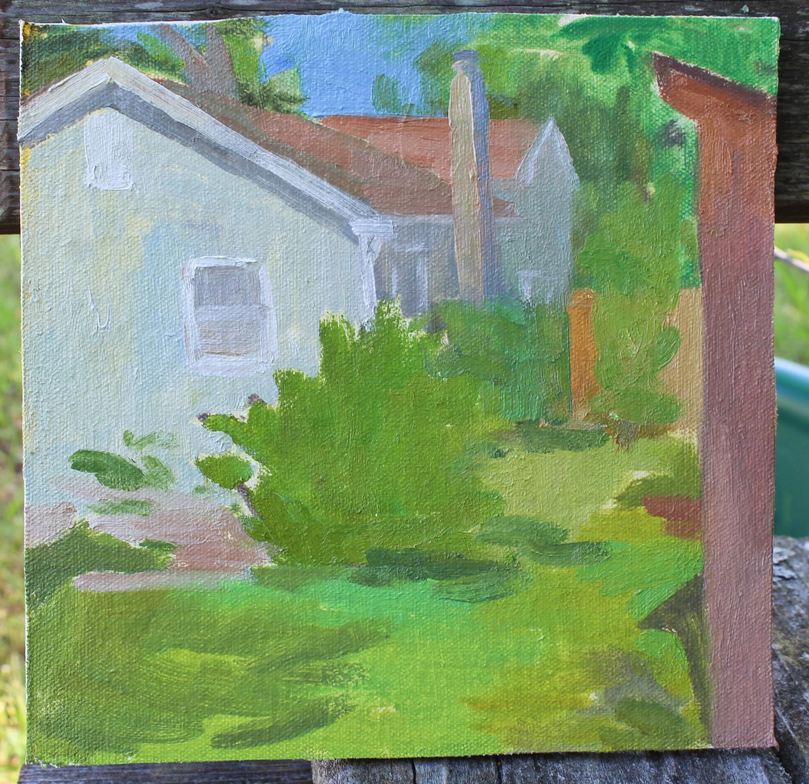 Cherry Street Morning Landscape Oil Painting on Canvas by Michelle Farro - 2