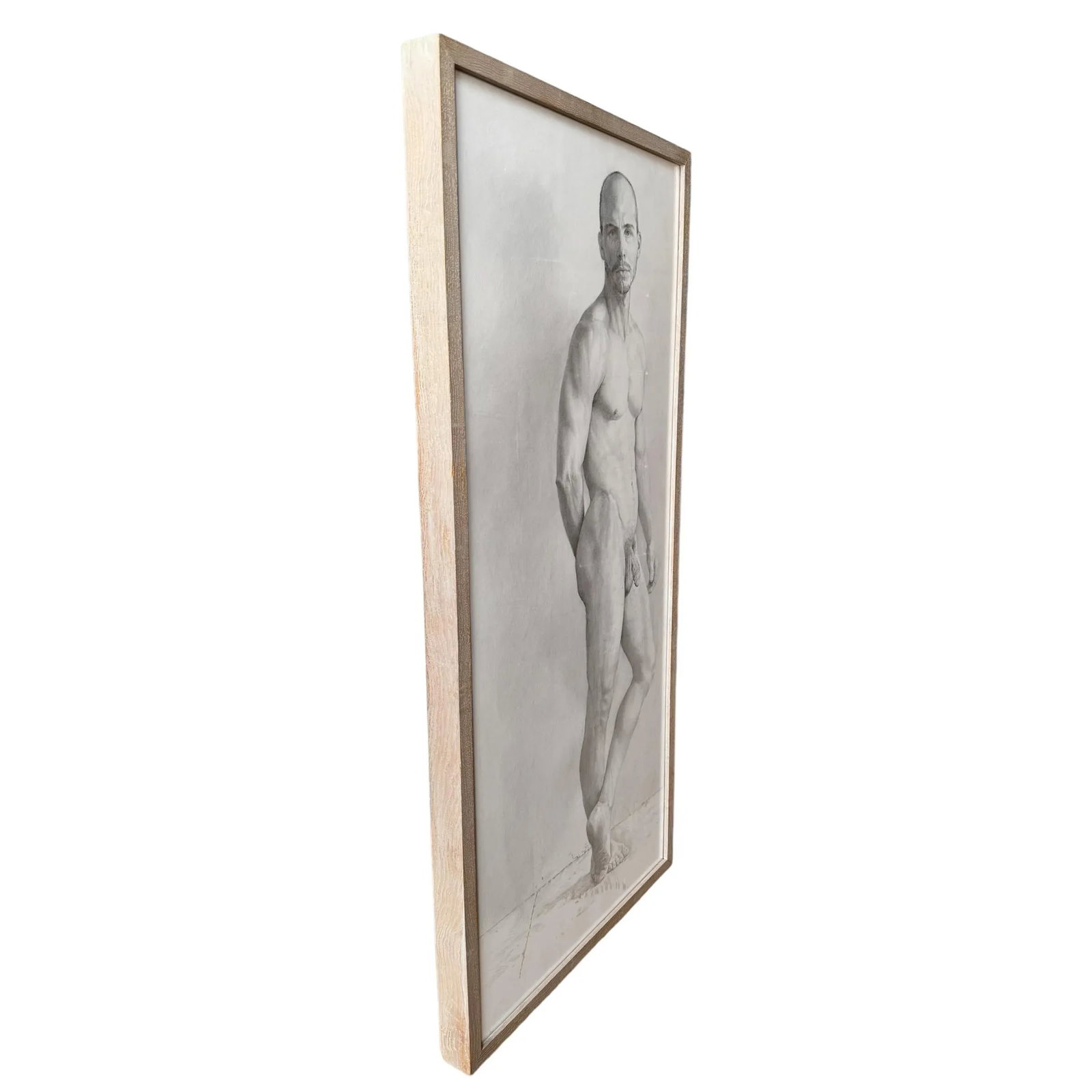 Adam, a Graphite Figure Drawing by Sherry Camhy - 4