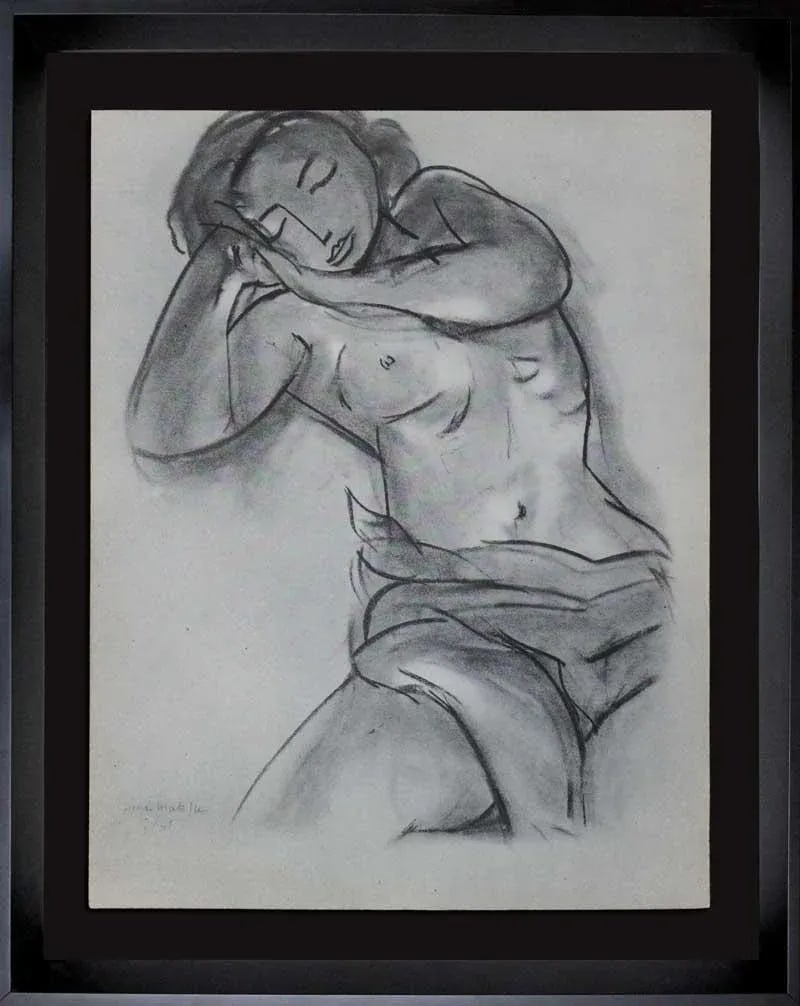 Henri Matisse "Nu" 1944 Lithograph - Numbered Limited Edition, Framed - 6