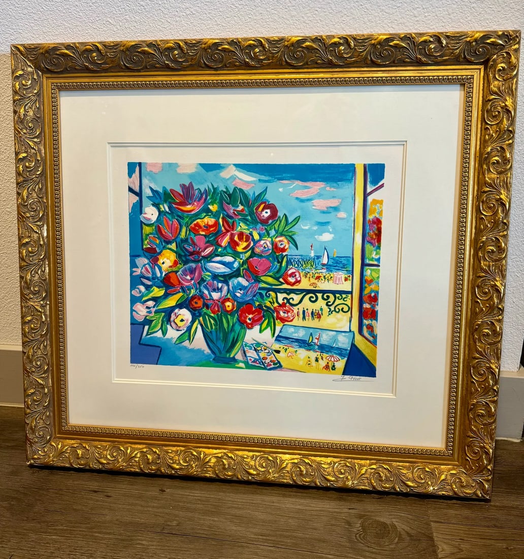 1980s Jean-Claude Picot Art, Framed, Signed & Numbered Serigraph - 2