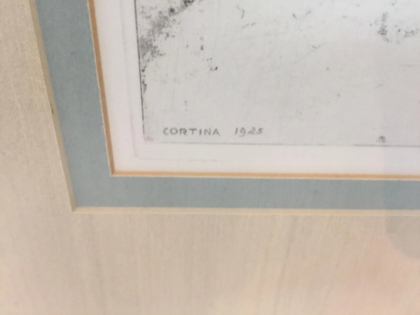 Luigi Kasimir Etching Cortina d'Ampezzo 1925 Italian Alps Signed - 3