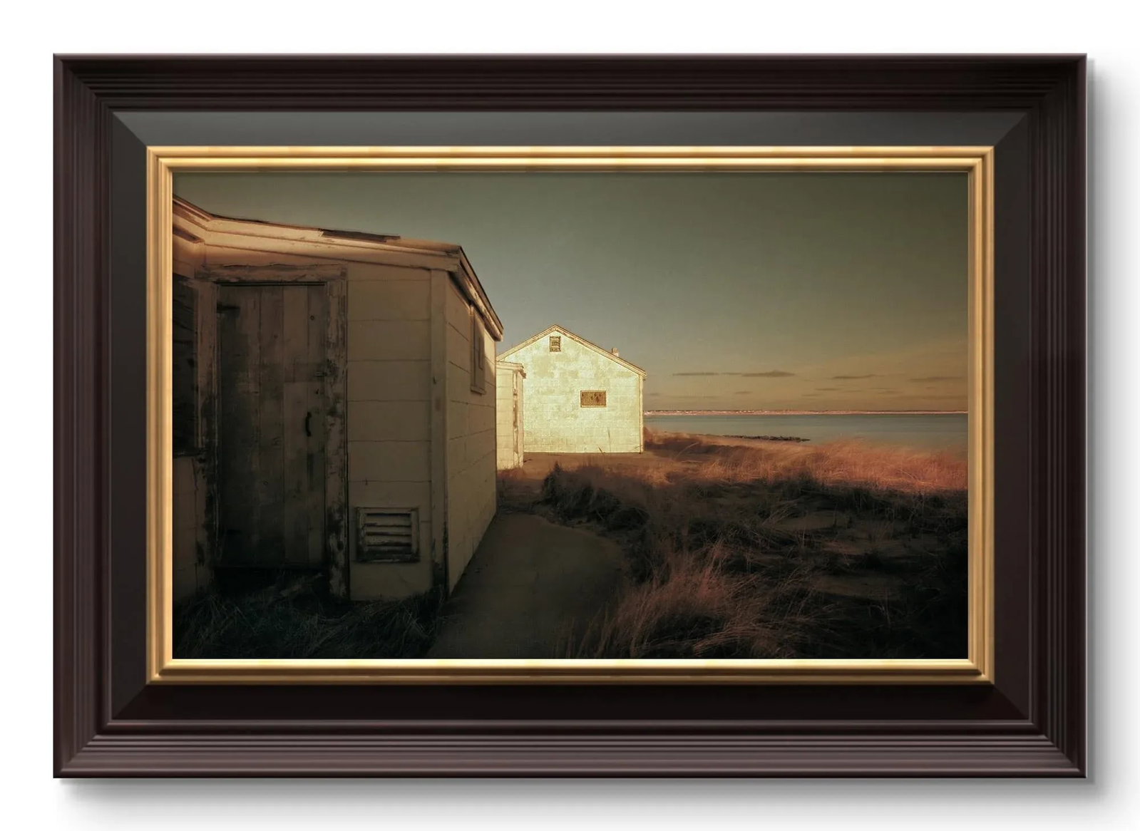 42" Signed Limited Edition Photographic Print by Glenn Daidone / Cape Cod / Oceanscape /Sunlit Shack - 2