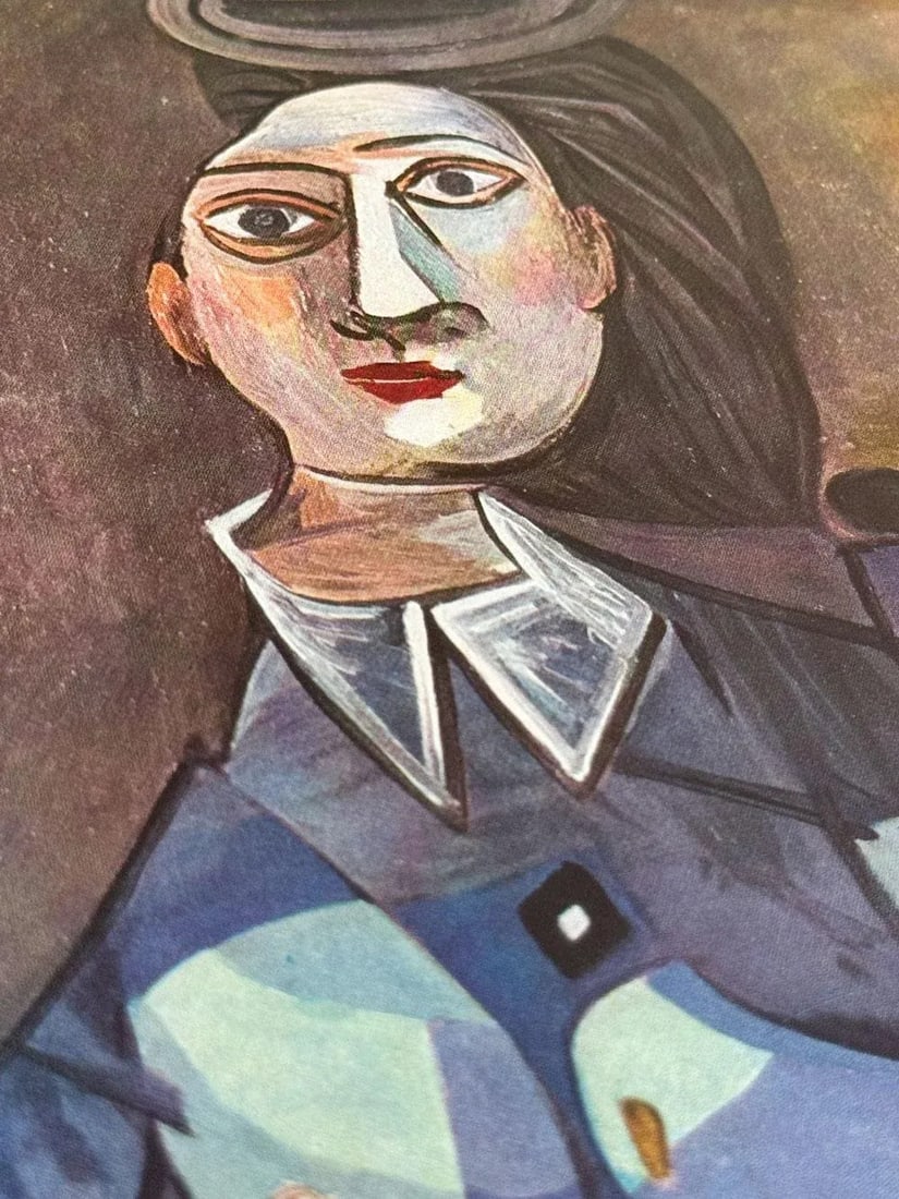 Pablo Picasso Limited Edition Lithograph 1942 Portrait W/Frame Included - 3