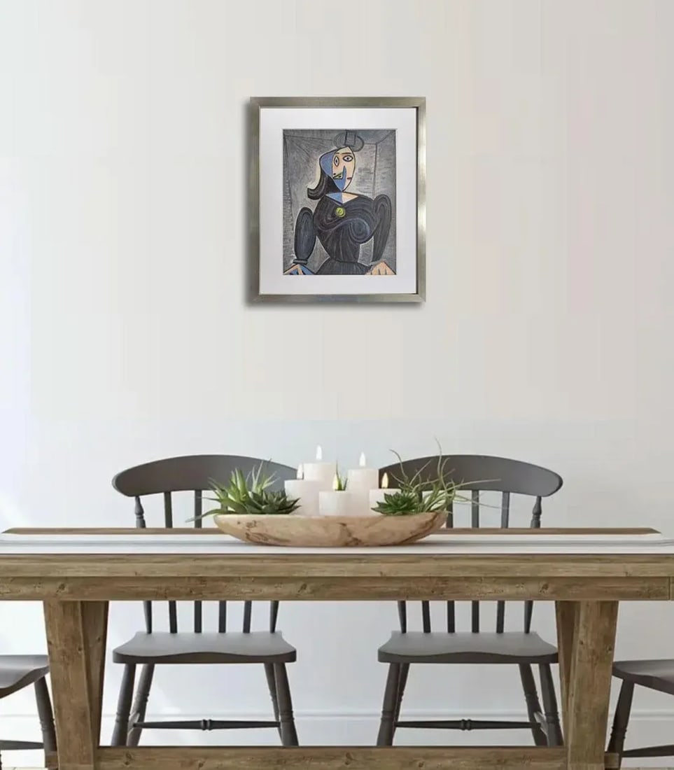 Pablo Picasso Ltd Ed. Lithograph "Portrait" Rare 1941 W/Custom Framing - 2