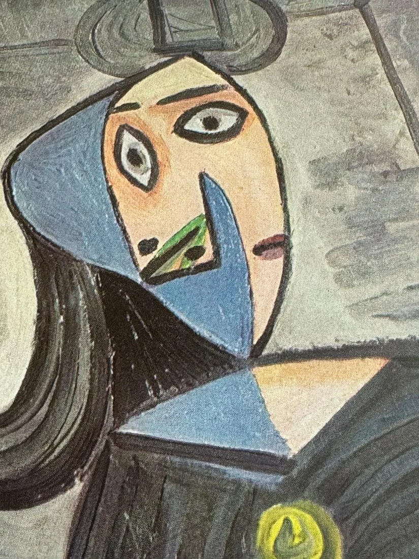 Pablo Picasso Ltd Ed. Lithograph "Portrait" Rare 1941 W/Custom Framing - 3